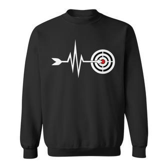 My Heart Beats For Archery | Arrow Bow Hunt Sweatshirt - Thegiftio UK