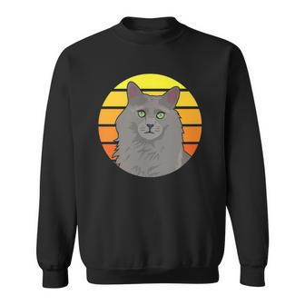 Nebelung Cat Lover Gift Sweatshirt | Mazezy