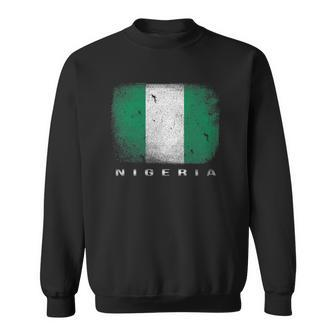 Nigeria Nigerian Flag Gift Souvenir Sweatshirt | Mazezy CA