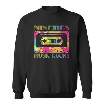Nineties Cassette Music Rocks- 90S Sweatshirt | Mazezy