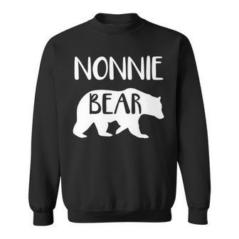 Nonnie Grandma Gift Nonnie Bear Sweatshirt - Seseable