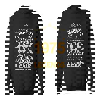 November 1975 Birthday Life Begins In November 1975 V2 Sweatshirt | Seseable UK