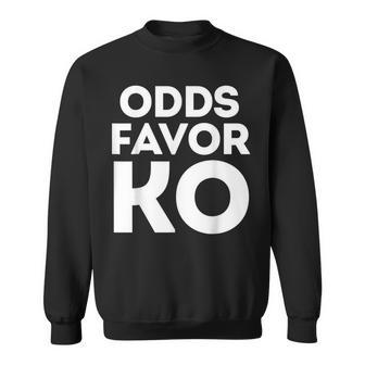 Odds Favor Ko - Colorful Boxing Sweatshirt - Seseable