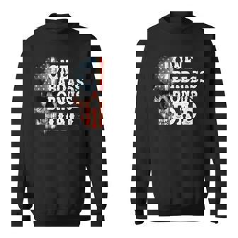 One Badass Bonus Dad Birthday Fathers Day Gift Sweatshirt - Seseable