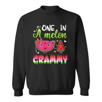 One In A Melon Grammy Funny Watermelon Sweatshirt | Mazezy
