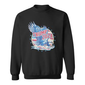 Original Trump 2024 The Great Maga King Ultra Maga Ultra Maga Eagle Sweatshirt | Mazezy