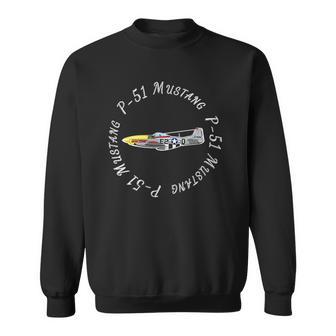 P 51 Mustang Tshir Military Aircraft Sweatshirt - Thegiftio UK