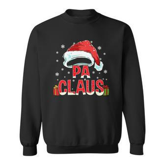 Pa Claus Group Gifts Matching Family Christmas Sweatshirt | Mazezy