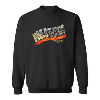 Palisades Amusement Park New Jersey Retro Vintage Sweatshirt - Thegiftio