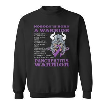 Pancreatitis Awareness Pancreatitis Warrior Purple Ribbon Sweatshirt - Thegiftio UK