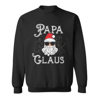 Papa Claus Matching Family Christmas Outfit Xmas Photo Sweatshirt | Mazezy