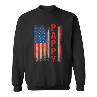 Pappy Gift America Flag Gift For Men Fathers Day Funny Sweatshirt | Mazezy