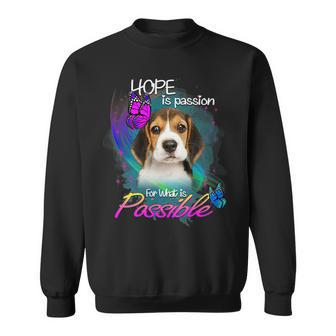 Passion For Possible 78 Beagle Dog Sweatshirt - Seseable