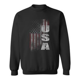 Patriotic Usa American Flag V2 Sweatshirt | Mazezy