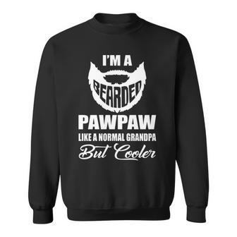 Pawpaw Grandpa Gift Bearded Pawpaw Cooler Sweatshirt - Seseable