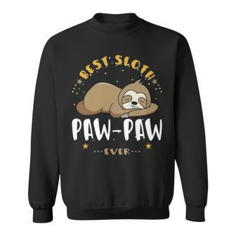 Pawpaw Grandpa Gift Best Sloth Pawpaw Ever Sweatshirt - Seseable
