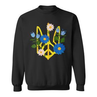 Peace In The Crest Of Ukraine Peace And Solidarity For Ukraine Sweatshirt | Favorety AU