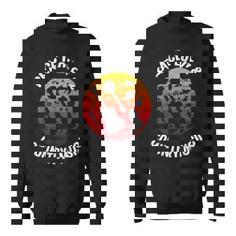 Peace Love & Country Music | Vintage Western Sweatshirt - Thegiftio