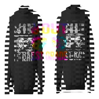 Peace Out 1St Grade Tie Dye Graduation Last Day Of School V2 Sweatshirt - Thegiftio UK