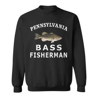 Pennsylvania Bass Fishing Fisherman Sweatshirt - Thegiftio UK