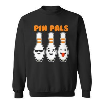 Pin Pals Cute Funny Bowling Sweatshirt | Mazezy