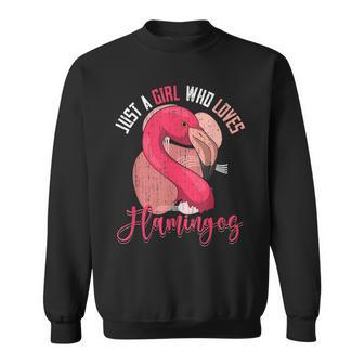 Pink Flamingo Lover Women Girls Exotic Bird Animal Flamingo Sweatshirt - Thegiftio UK