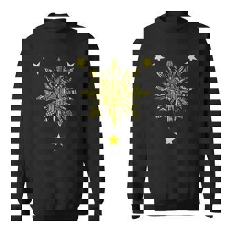 Pinoy Philippines Flag 3 Stars And A Sun Sweatshirt | Mazezy