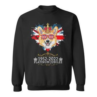 Platinum Jubilee 2022 Union Jack For Kids & Jubilee Corgi Sweatshirt | Mazezy
