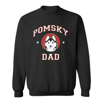 Pomsky Dad Pomsky Dad Mix Breed Dog Sweatshirt | Mazezy