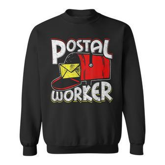 Postal Worker Delivery Service Vintage Mailman Novelty Sweatshirt - Seseable
