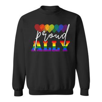 Proud Ally Ill Be There For You Lgbt Sweatshirt | Mazezy