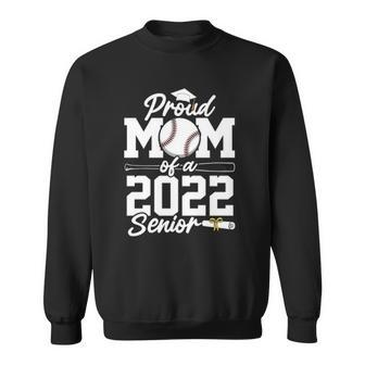 Proud Baseball Mom Class Of 2022 Graduate Senior Graduation Sweatshirt | Mazezy