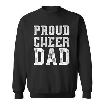 Proud Cheer Dad Cheerleading Fathers Day Sweatshirt | Mazezy