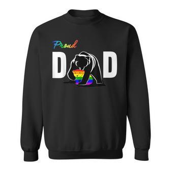 Proud Dad Bear Rainbow Lgbt Pride Month 2021 Lgbtq Sweatshirt - Thegiftio UK