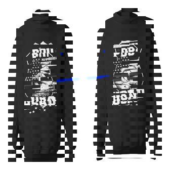 Proud Husband Of Police Officer Sweatshirt | Mazezy