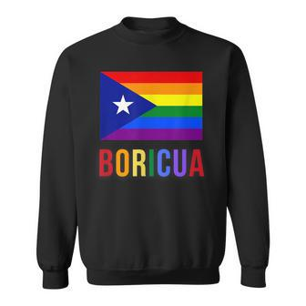 Puerto Rico Boricua Gay Pride Lgbt Rainbow Wepa  Sweatshirt