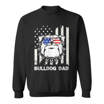 Pug Dog Dad 4Th Of July American Flag Patriotic Gift Sweatshirt - Seseable