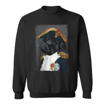 Pug Dog Dad Mom Graphic Men Women Funny Cute Black Pug Sweatshirt - Thegiftio