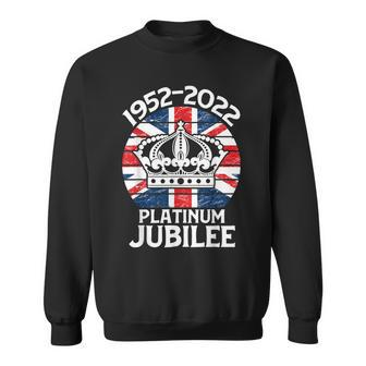 Queens Platinum Jubilee 2022 British Platinum Jubilee Sweatshirt | Mazezy