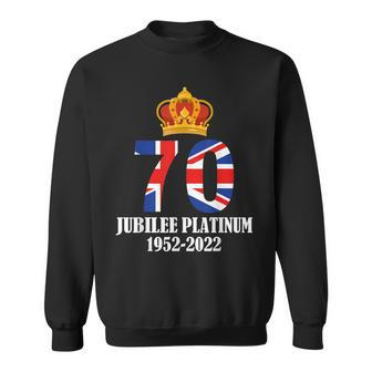 Queens Platinum Jubilee 2022 Queens 70Th Jubilee Sweatshirt - Thegiftio UK