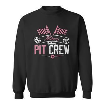 Racing Car Mommy Racer Mom Pit Crew For Mother Women Sweatshirt | Mazezy