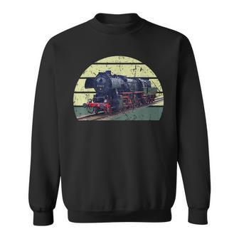 Railway Model Railway Steam Train Locomotive Train Guide Sweatshirt - Seseable