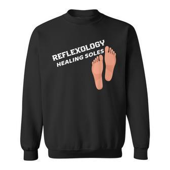 Reflexology Massage Therapist Reflexology Healing Soles Sweatshirt | Favorety CA