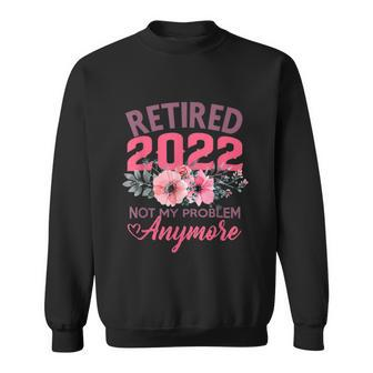 Retired 2022 Shirt Retirement Gifts For Women 2022 Cute Pink V2 Sweatshirt - Monsterry AU