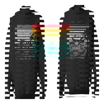 Retro Coconut Palm Trees Beach Exotic Tropical Summer Sweatshirt - Thegiftio UK