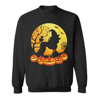 Retro Dog Lovers Funny Poodle Halloween Costume Sweatshirt - Seseable