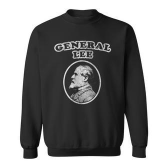 Retro General Lee By Civil War Co Sweatshirt - Thegiftio UK