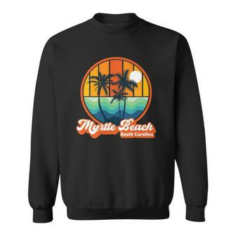 Retro Myrtle Beach South Carolina Summer 90S Beach Souvenirs Sweatshirt | Mazezy
