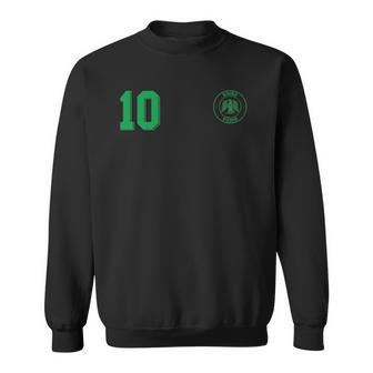 Retro Nigeria Football Jersey Nigerian Soccer Away Sweatshirt | Mazezy