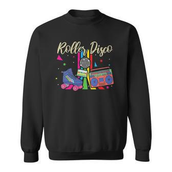 Retro Roller Skating Roller Disco Roller Skates Skating Sweatshirt | Mazezy